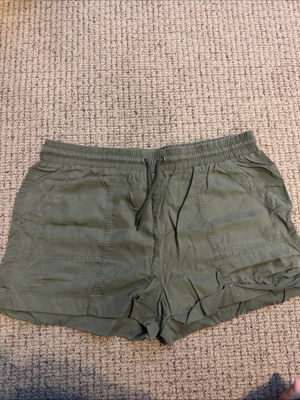 Universal Thread Olive Utility Drawstring Shorts